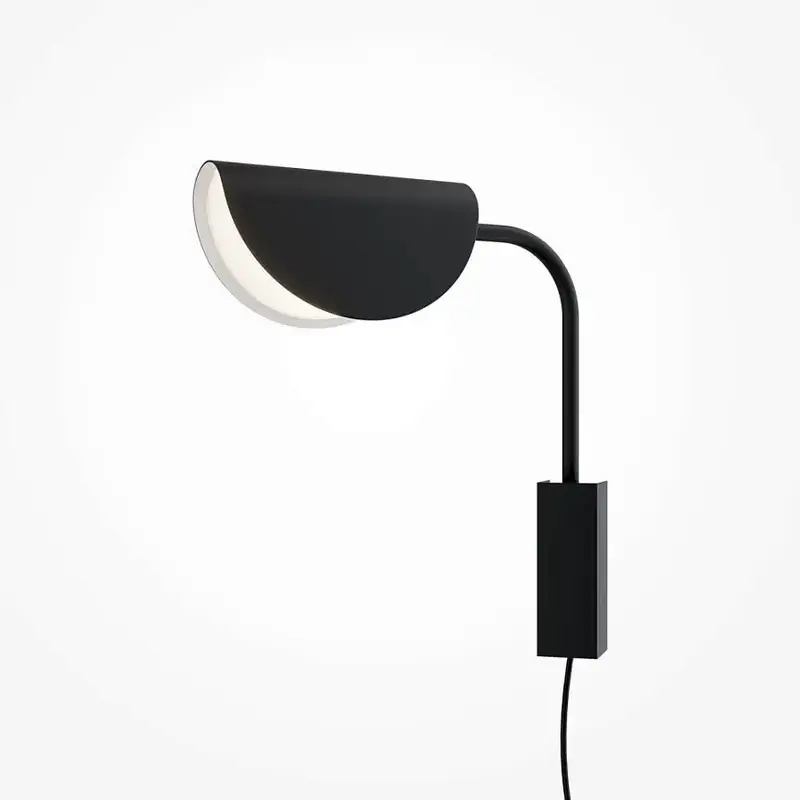 Wandleuchte – Schwarzes Metall, 1× G9 Fassung, 7 W Leistung, 36,5 cm Höhe - Mollis | Maytoni