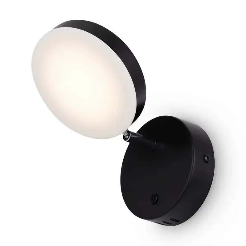 Wandleuchte – Schwarzes Metall, Kompaktes Design, 6 W Leistung, Warmweiß - Fad | Maytoni