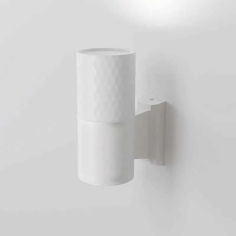 Wandleuchte – Weißes Aluminium, Wetterfeste Ausführung, IP54 Schutz, 14,5 cm Höhe - Bowery | Maytoni