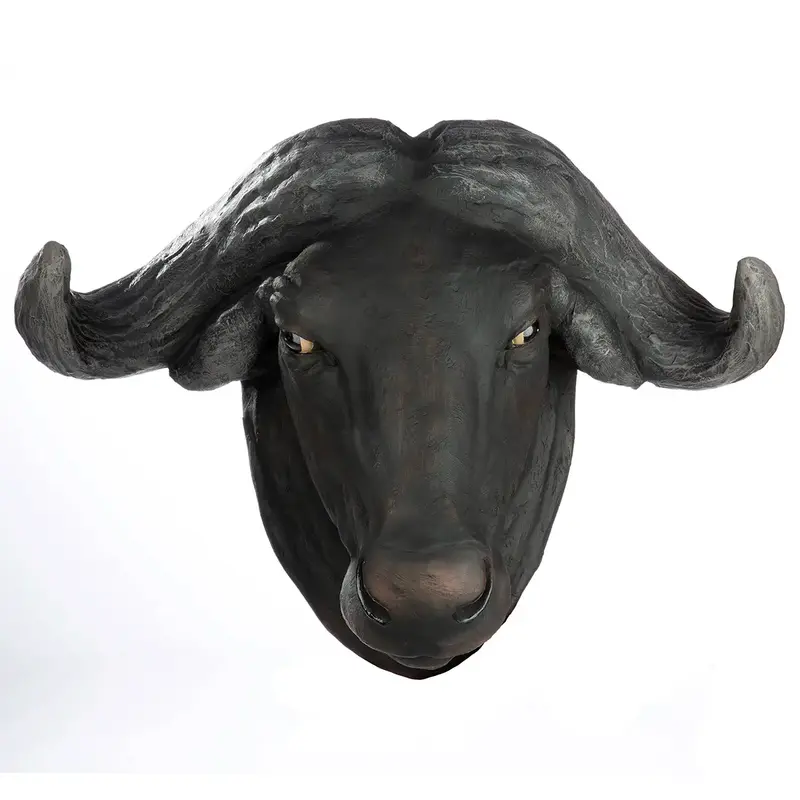 Wandobjekt – Markantes Design, Strukturierte Oberfläche, Schwarze Optik - Bison | Gilde