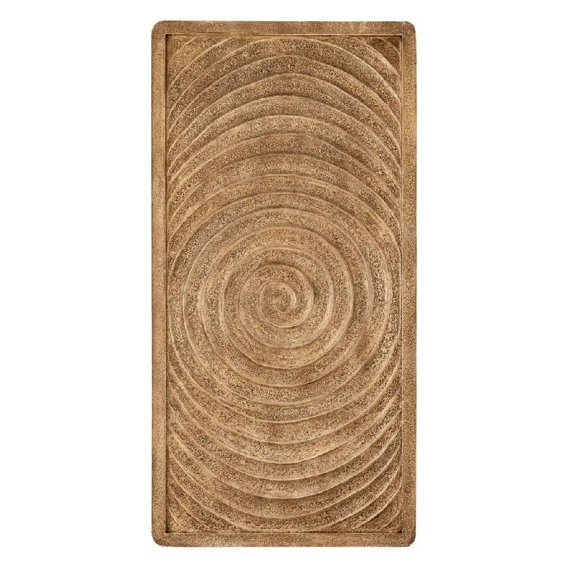Wandpaneel – Geschwungenes Rahmen Design, MDF Konstruktion, Beiger Farbton, Rechteckige Form, Hoch – Lula | PTMD