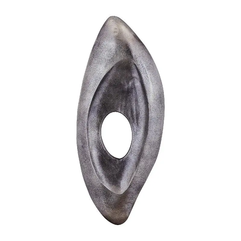 Wandpaneel – Modernes Design, Aluminium Material, Silber, L – Kellaine | PTMD
