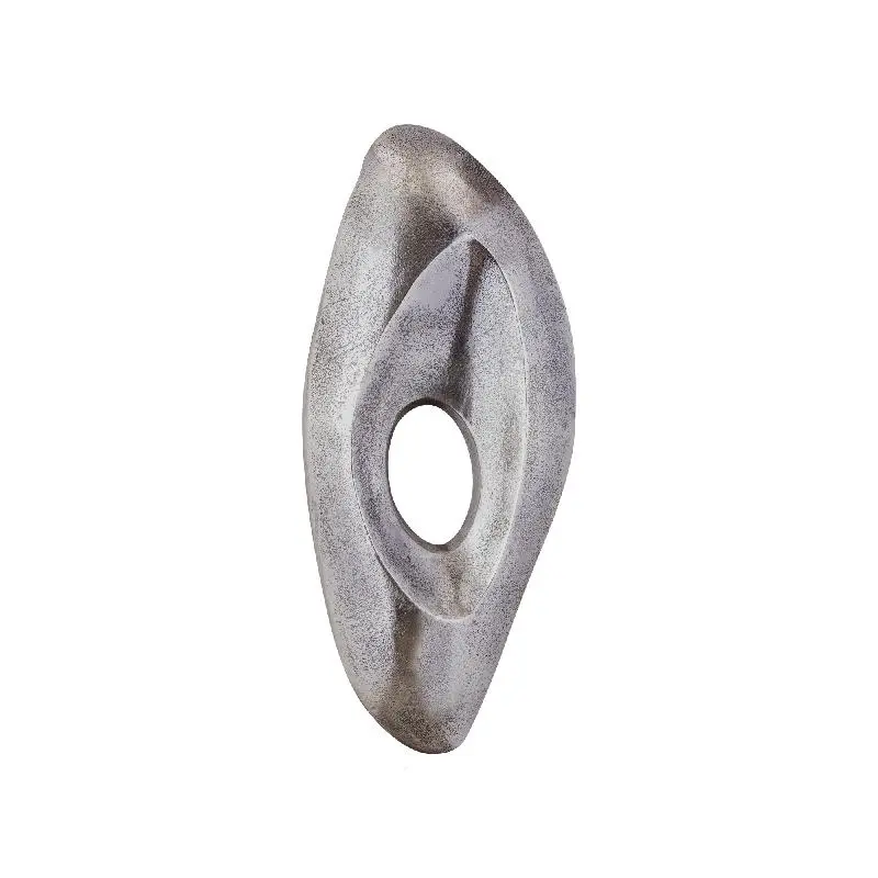Wandpaneel – Modernes Design, Aluminium Material, Silber, S – Kellaine | PTMD
