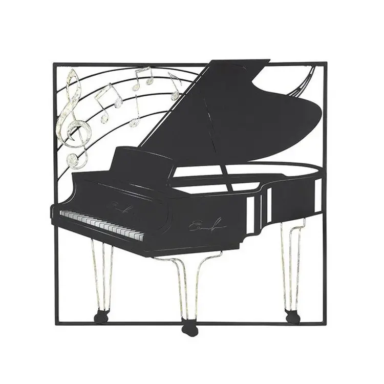 Wandrelief "Klavier" | Metallbilder Deko