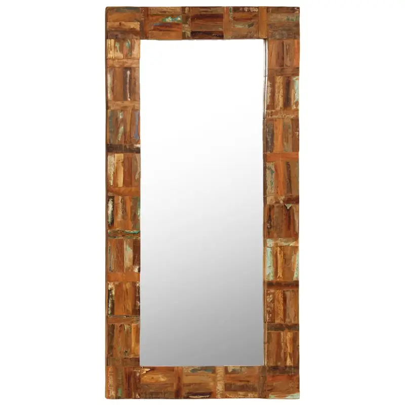 Wandspiegel Altholz Massiv 60x120 cm