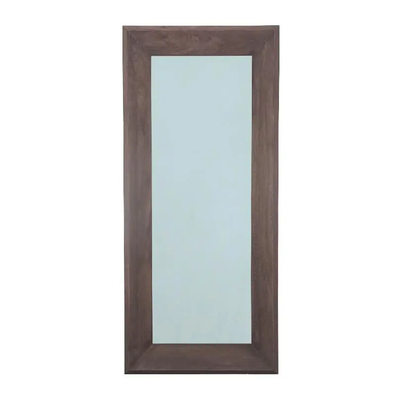 Wandspiegel aus Mangoholz mit rechteckiger Form, Braun-Finish, L – Nicka | PTMD