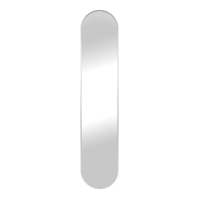 Wandspiegel Hennetved aus Aluminium 170cm - Silber