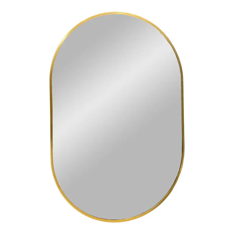 Wandspiegel Madrid Oval 80cm - Gold