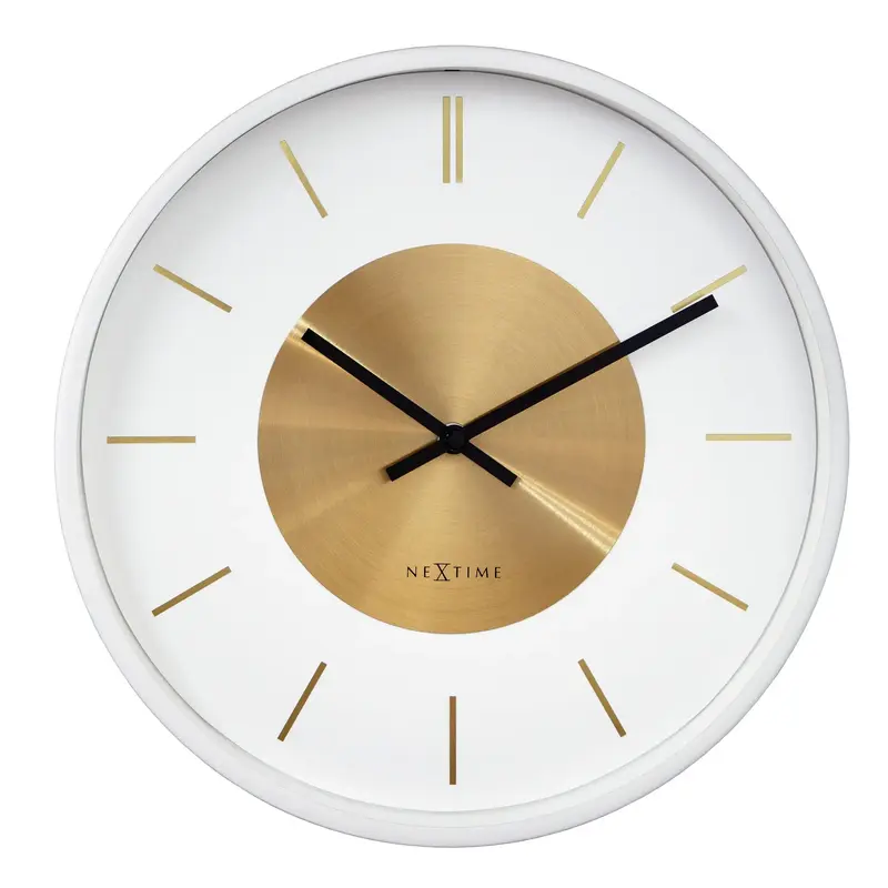 Wanduhr – Gebürstetes Metall, Retro Stil, Stilles Werk - Retro II | NeXtime
