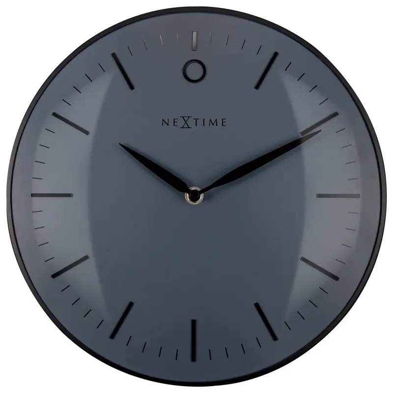 Wanduhr – Gewölbtes Glas, Nordischer Stil, Stilles Werk - Glamour Klein | NeXtime