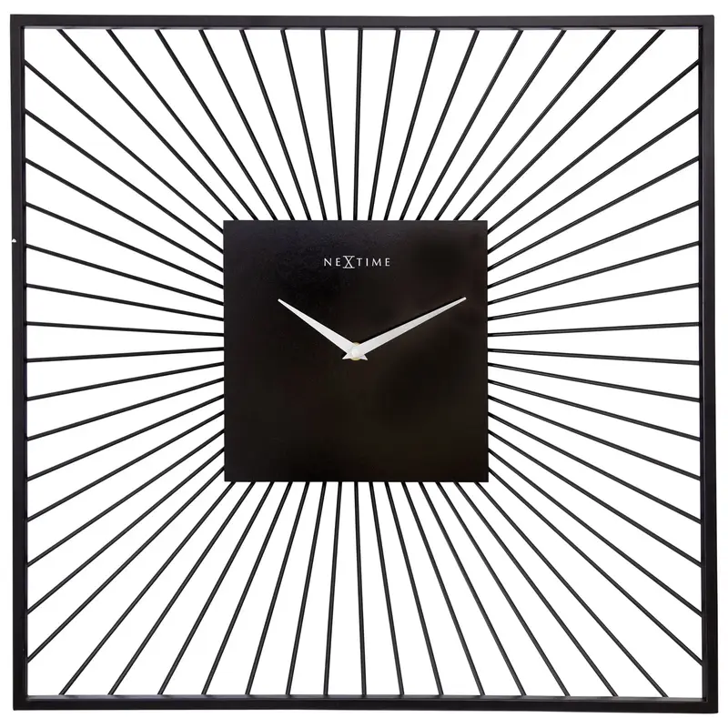 Wanduhr – Lautloses Uhrwerk, Drahtdesign, Skulpturale Optik - Vasco | NeXtime