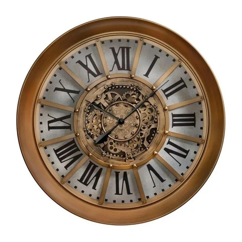 Wanduhr minimalistisches Zifferblatt lautloses Sweep-Uhrwerk dezenter Metallrahmen - Sunderland | Sompex