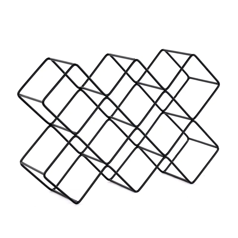 WEINFLASCHENHALTER "CUBE" | Metall, 37,5 cm | Weinregal | Farbe