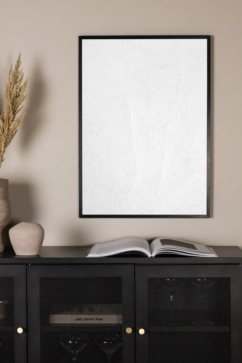 Weiß Rivetiertes Poster Wanddekoration