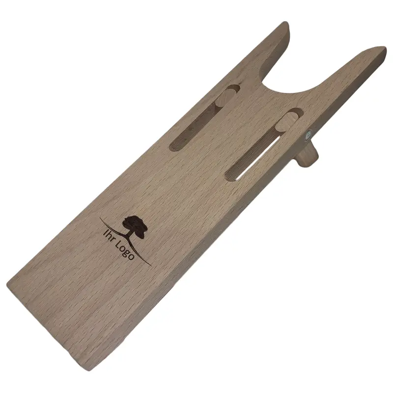 Werbeartikel 25 Stück Stiefelzieher/Stiefelknecht klappbar aus Holz, Buche