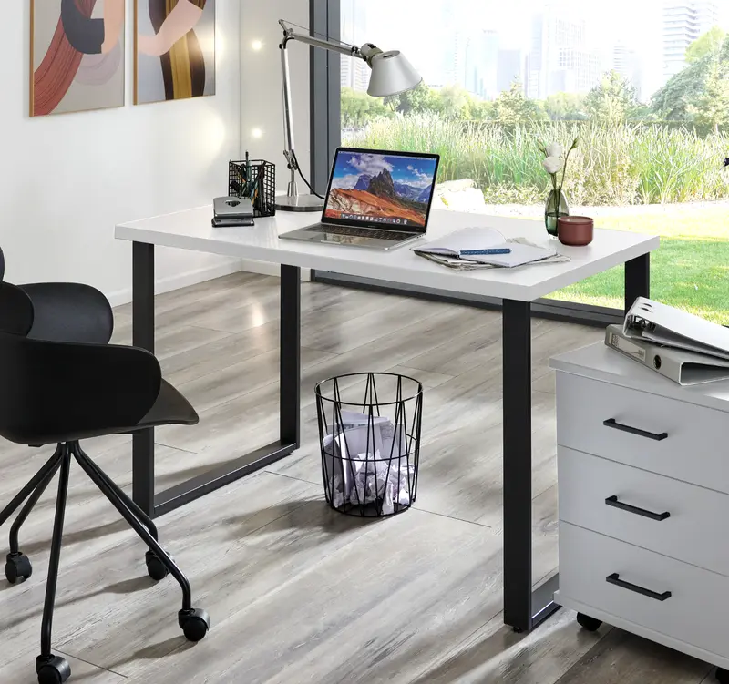 Wimex Schreibtisch Home Desk mit Metallkufen B/H/T ca. 120 x 75 x 70 cm