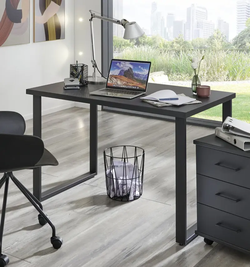 Wimex Schreibtisch Home Desk mit Metallkufen B/H/T ca. 140 x 75 x 70 cm