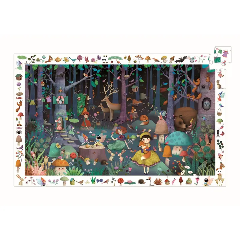 Wimmelpuzzle Verwunschener Wald