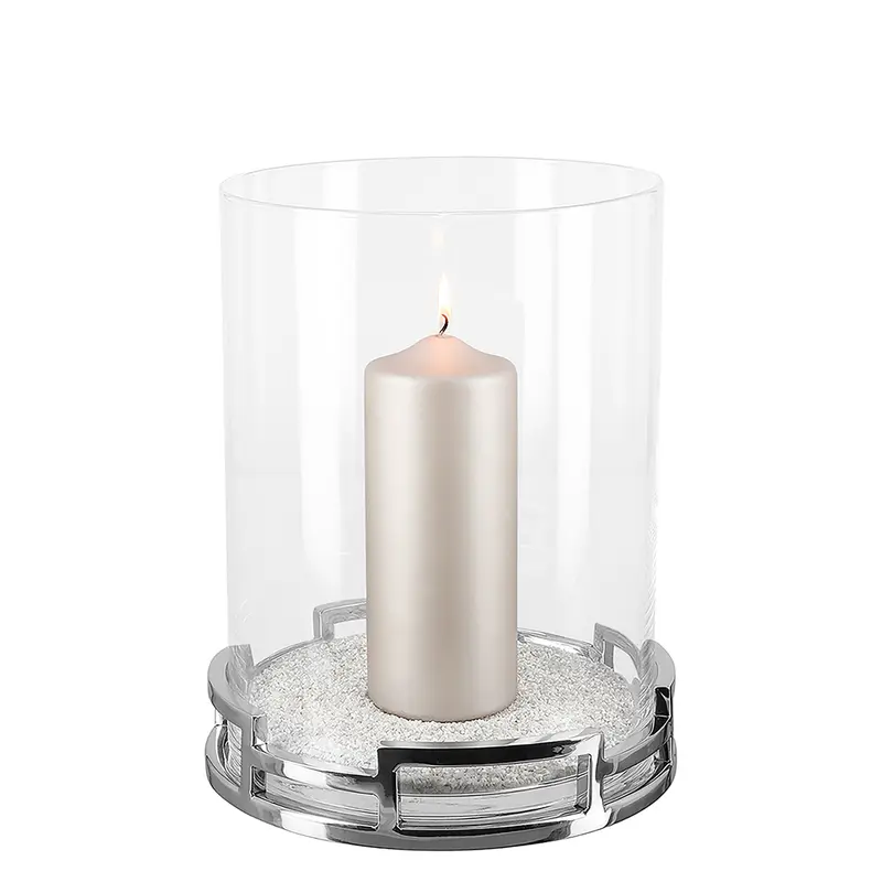 Windlicht – Glaseinsatz, Runde Form, Glanzoptik - Hommage | Fink Living