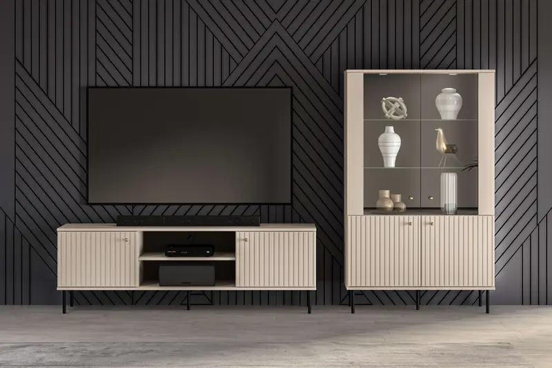 Wohnzimmer Set 2-teilig – SOPHIE – Stilvolle Wohnmöbel mit modernem Design und funktionalem Stauraum