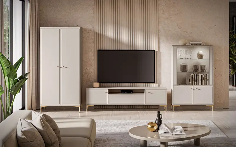 Wohnzimmer Set 3-teilig – SANDRO – Modernes Design für Ihr Wohnzimmer