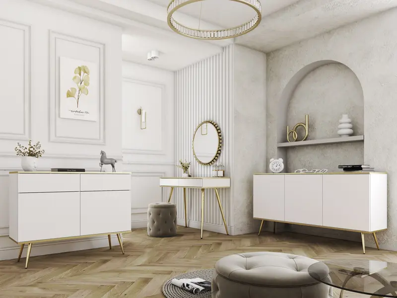 Wohnzimmer-Set – ORO – 3-teilig, grifflos & modern