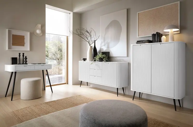 Wohnzimmermöbel Set 3-teilig – ZOVA – Modernes Design mit Stauraum