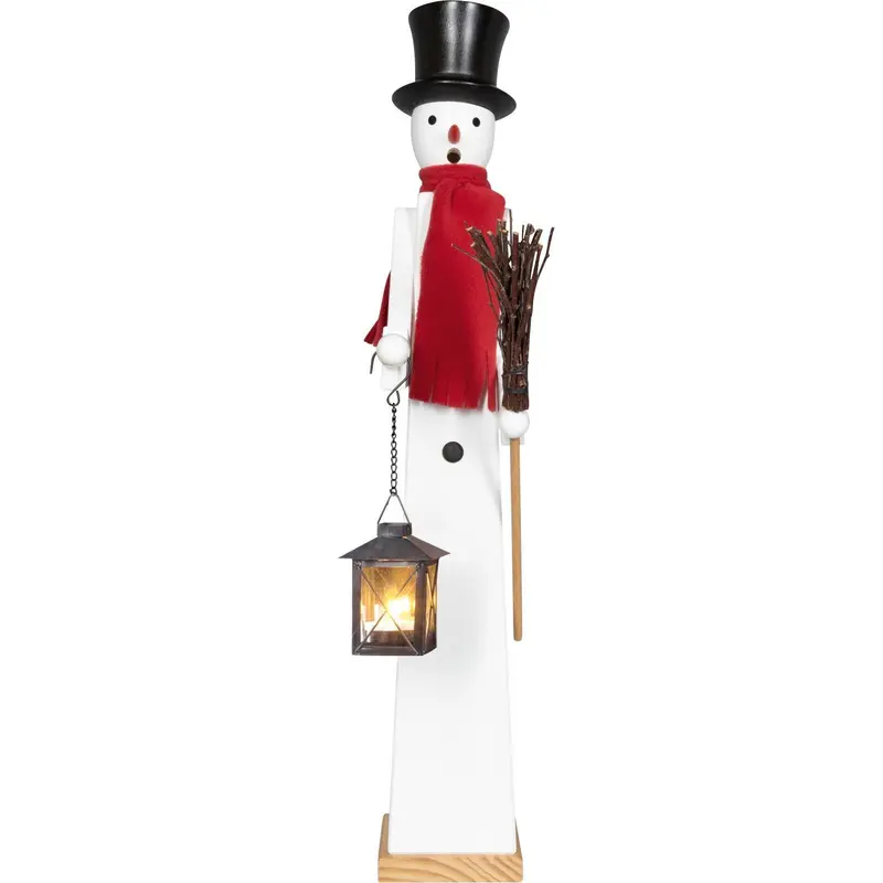 XXL Räuchermännchen "Schneemann" 70 cm mit Laterne