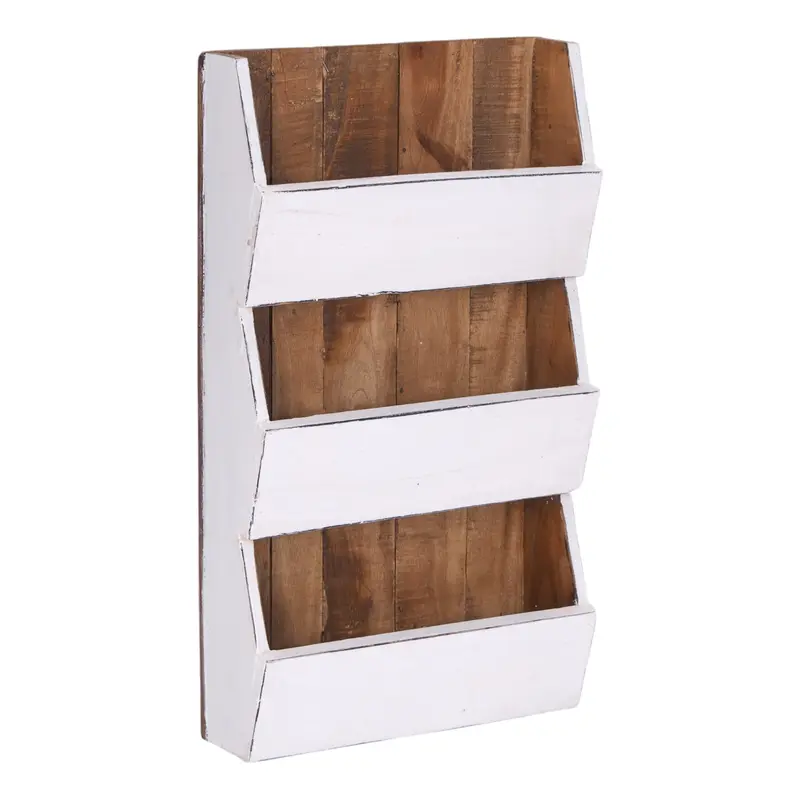 ZEITUNGSREGAL "NEWS 60" | Mahagoni, 60x38x11cm (HxBxT) | Wandregal | Farbe